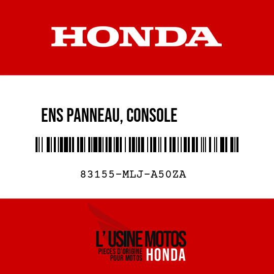 image de 83155-MLJ-A50ZA ENS PANNEAU, CONSOLE         CENTRALE D (WL) NHA86M