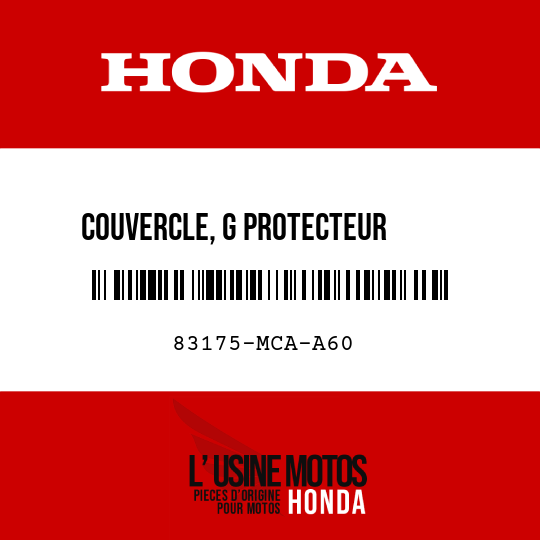 image de 83175-MCA-A60 COUVERCLE, G PROTECTEUR      INTERNE