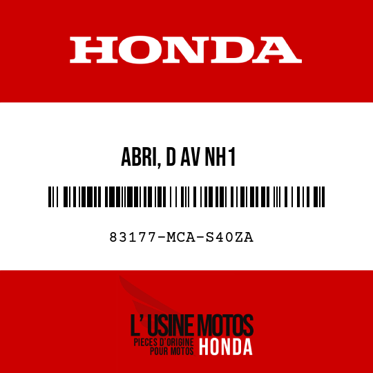 image de 83177-MCA-S40ZA ABRI, D AV NH1