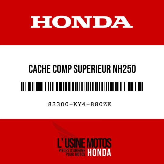 image de 83300-KY4-880ZE CACHE COMP SUPERIEUR NH250 