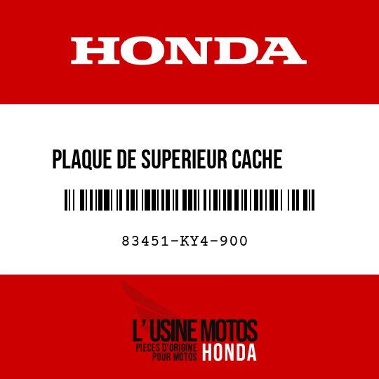 image de 83451-KY4-900 PLAQUE DE SUPERIEUR CACHE     RESSORT