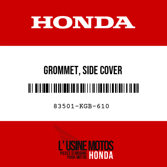 image de 83501-KGB-610 GROMMET, SIDE COVER