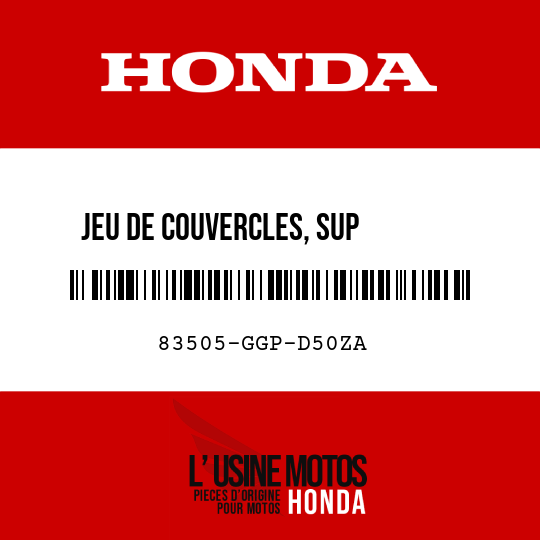 image de 83505-GGP-D50ZA JEU DE COUVERCLES, SUP       CARROSSERIE D (WL) TYPE2