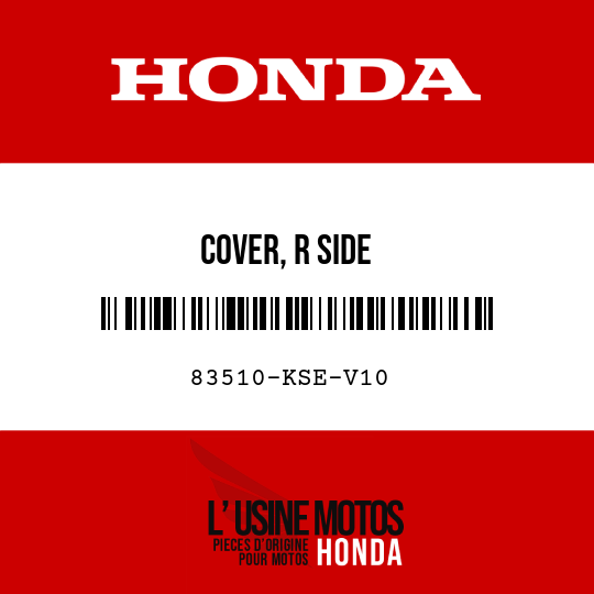 image de 83510-KSE-V10 COVER, R SIDE