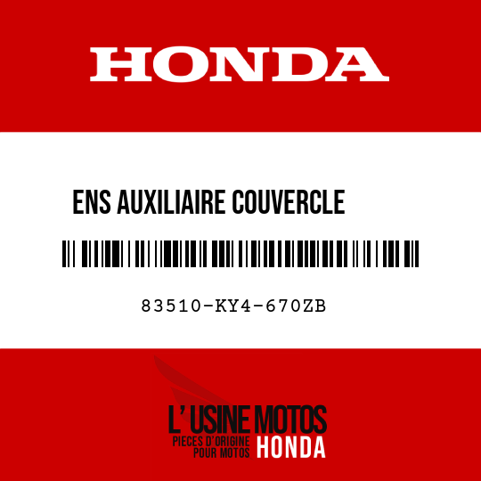 image de 83510-KY4-670ZB ENS AUXILIAIRE COUVERCLE     LATERAL D (WL) TYPE9 