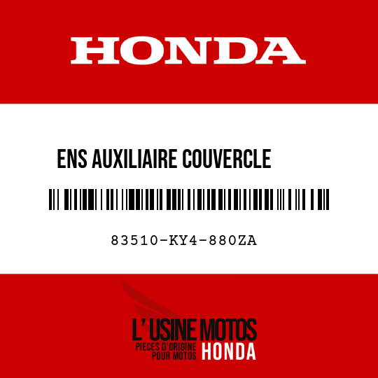 image de 83510-KY4-880ZA ENS AUXILIAIRE COUVERCLE     LATERAL D (WL) NH250/TYPE1 