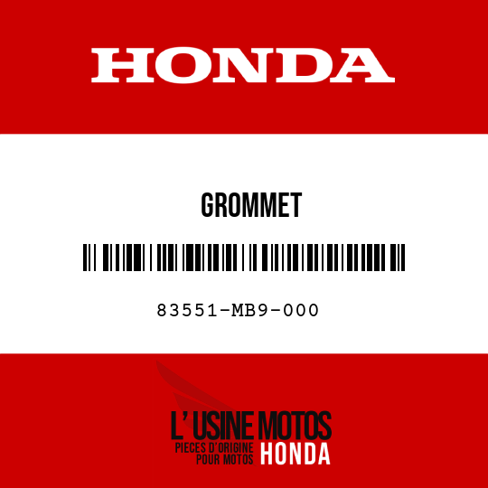 image de 83551-MB9-000 GROMMET