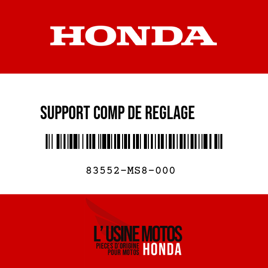 image de 83552-MS8-000 SUPPORT COMP DE REGLAGE      D'OUTIL