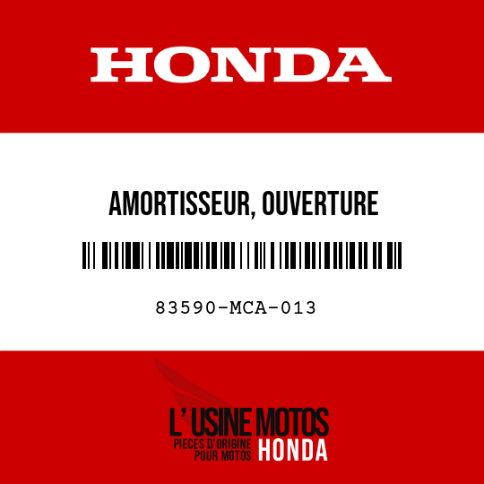 image de 83590-MCA-013 AMORTISSEUR, OUVERTURE
