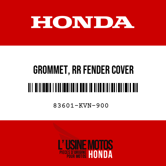 image de 83601-KVN-900 GROMMET, RR FENDER COVER