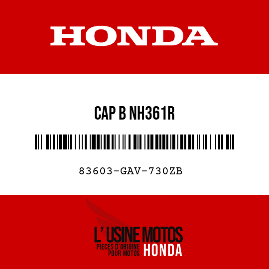 image de 83603-GAV-730ZB CAP B NH361R