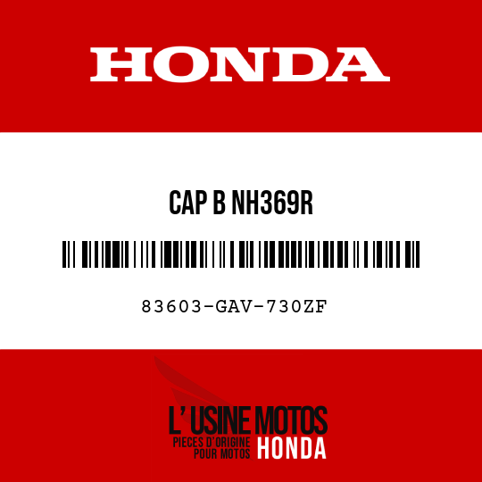 image de 83603-GAV-730ZF CAP B NH369R