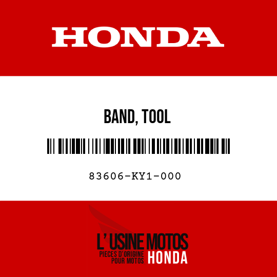 image de 83606-KY1-000 BAND, TOOL