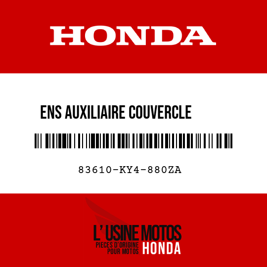 image de 83610-KY4-880ZA ENS AUXILIAIRE COUVERCLE     LATERAL G (WL) NH250/TYPE1 