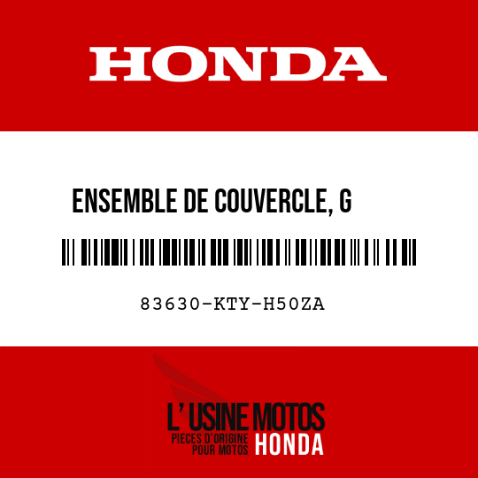 image de 83630-KTY-H50ZA ENSEMBLE DE COUVERCLE, G     ARRIERE (WL) TYPE1