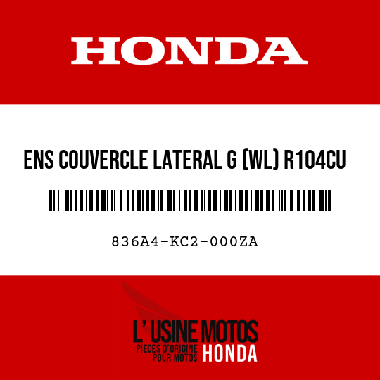 image de 836A4-KC2-000ZA ENS COUVERCLE LATERAL G (WL) R104CU 