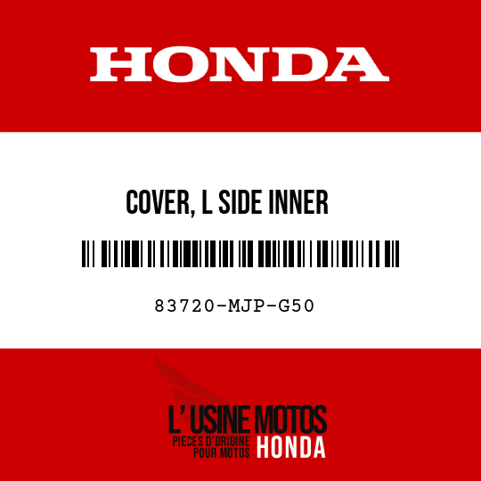 image de 83720-MJP-G50 COVER, L SIDE INNER