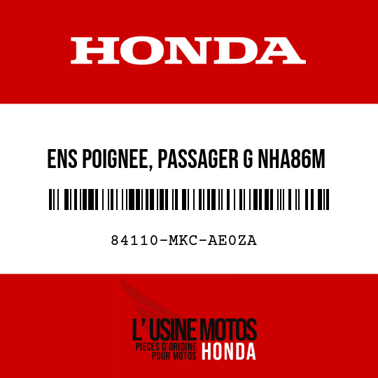 image de 84110-MKC-AE0ZA ENS POIGNEE, PASSAGER G NHA86M