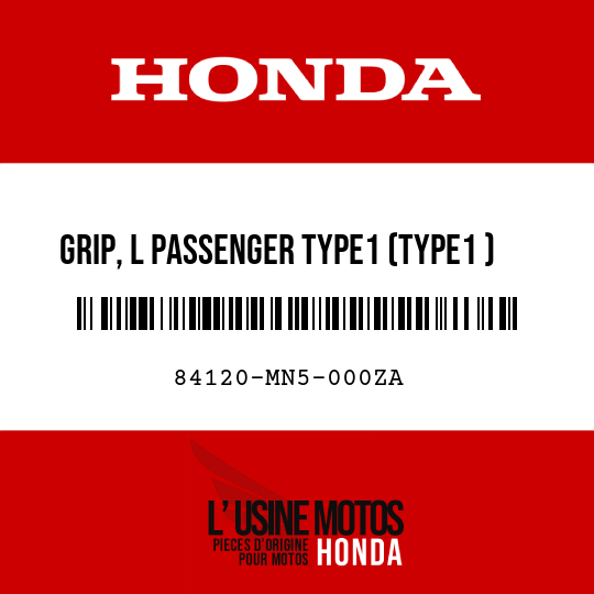 image de 84120-MN5-000ZA GRIP, L PASSENGER TYPE1 (TYPE1 )