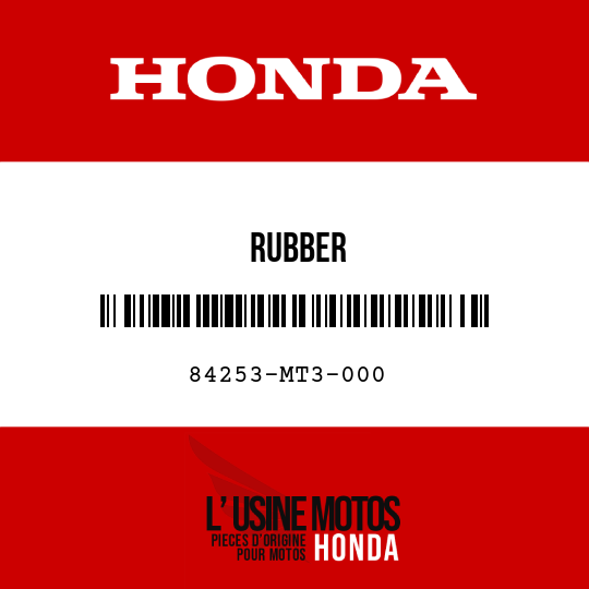 image de 84253-MT3-000 RUBBER