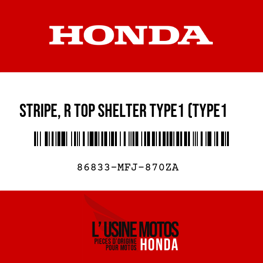 image de 86833-MFJ-870ZA STRIPE, R TOP SHELTER TYPE1 (TYPE1 )