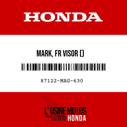 image de 87122-MAG-630 MARK, FR VISOR ()
