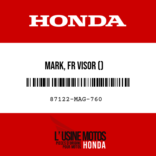 image de 87122-MAG-760 MARK, FR VISOR ()