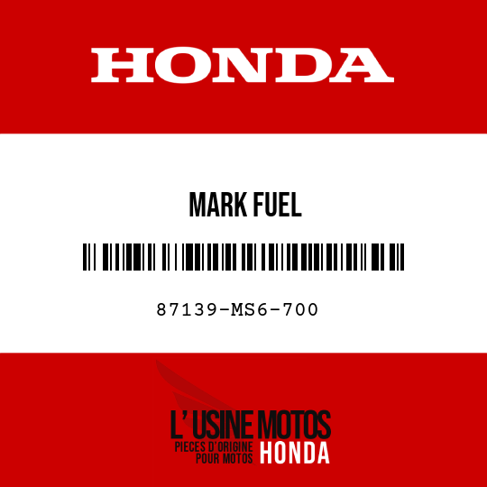 image de 87139-MS6-700 MARK FUEL