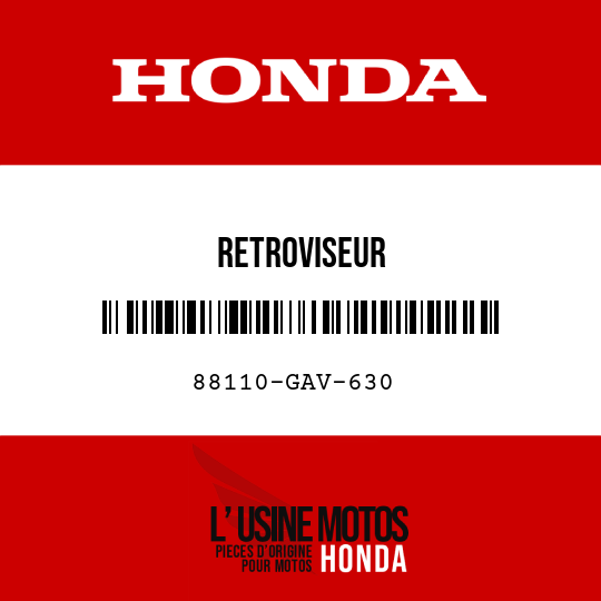 image de 88110-GAV-630 RETROVISEUR