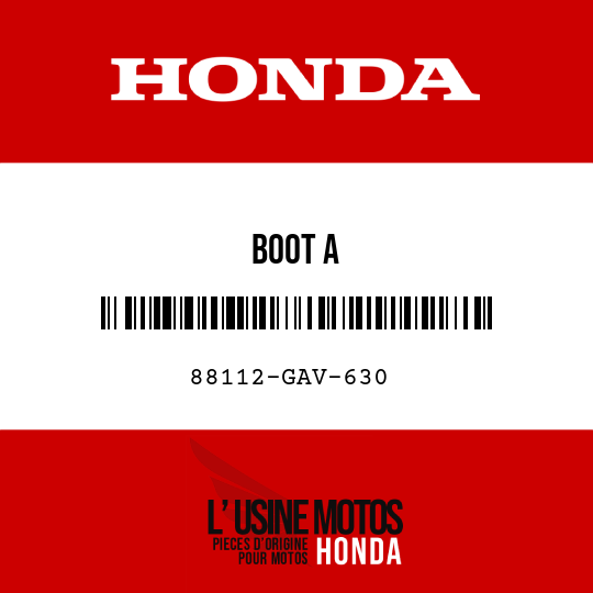 image de 88112-GAV-630 BOOT A