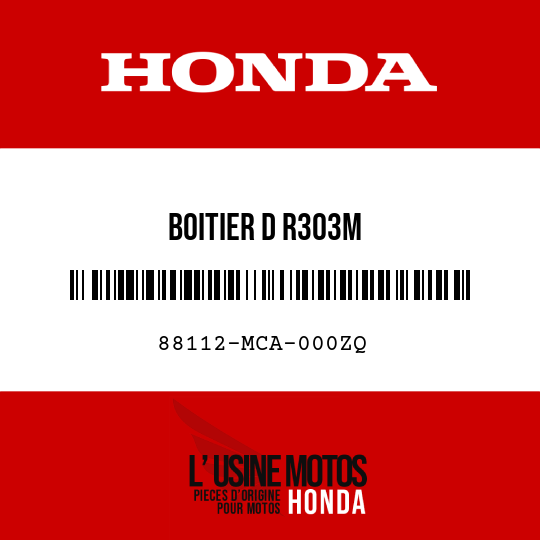 image de 88112-MCA-000ZQ BOITIER D R303M