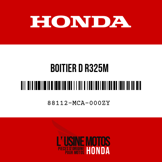 image de 88112-MCA-000ZY BOITIER D R325M