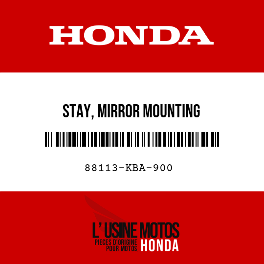 image de 88113-KBA-900 STAY, MIRROR MOUNTING