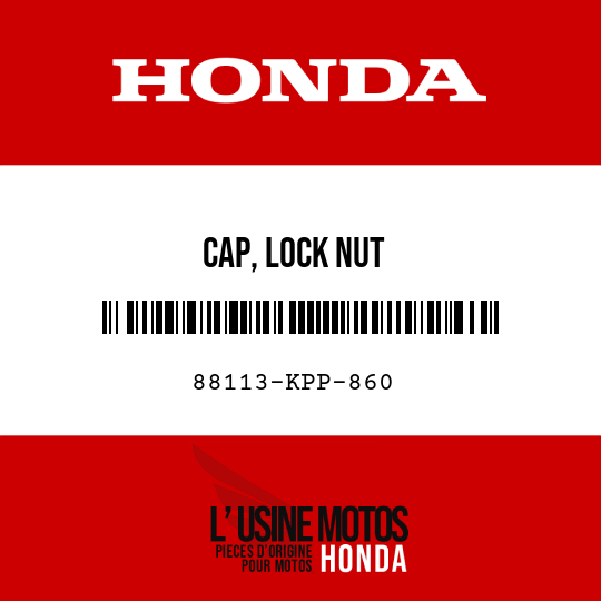 image de 88113-KPP-860 CAP, LOCK NUT