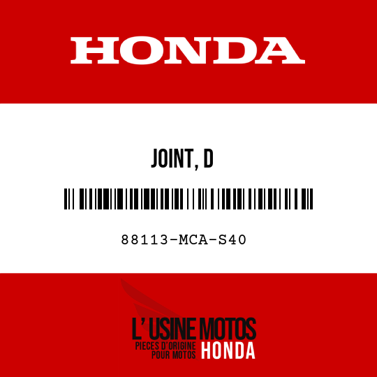 image de 88113-MCA-S40 JOINT, D