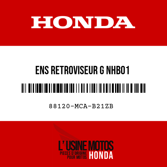 image de 88120-MCA-B21ZB ENS RETROVISEUR G NHB01