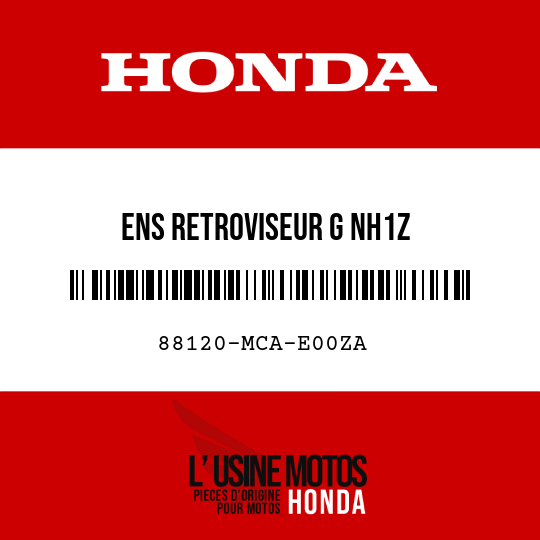 image de 88120-MCA-E00ZA ENS RETROVISEUR G NH1Z 