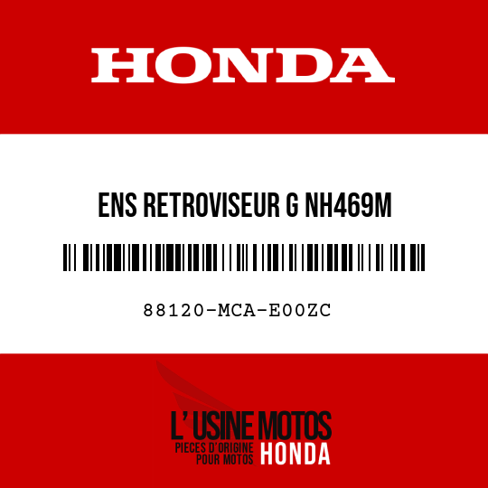 image de 88120-MCA-E00ZC ENS RETROVISEUR G NH469M 