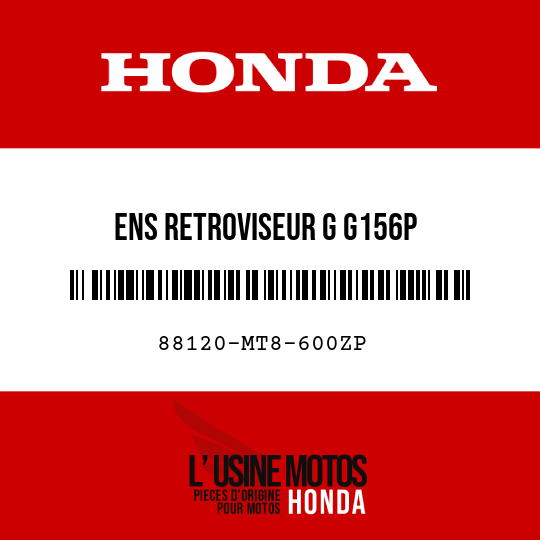 image de 88120-MT8-600ZP ENS RETROVISEUR G G156P 