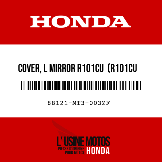 image de 88121-MT3-003ZF COVER, L MIRROR R101CU  (R101CU CANDY GLORY RED-U)