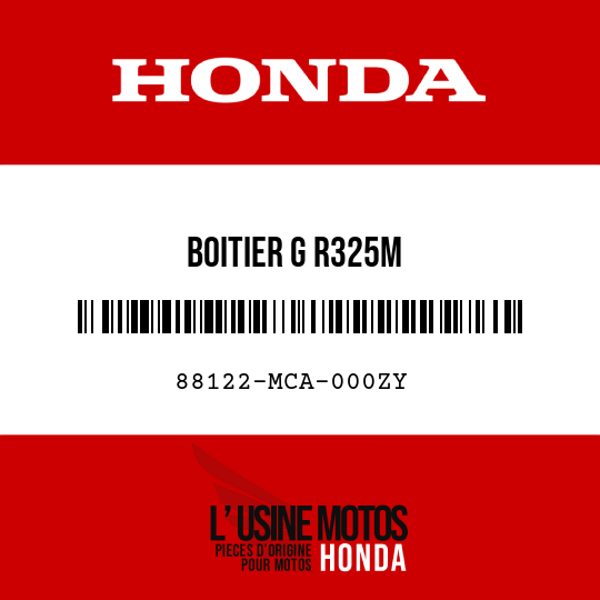 image de 88122-MCA-000ZY BOITIER G R325M