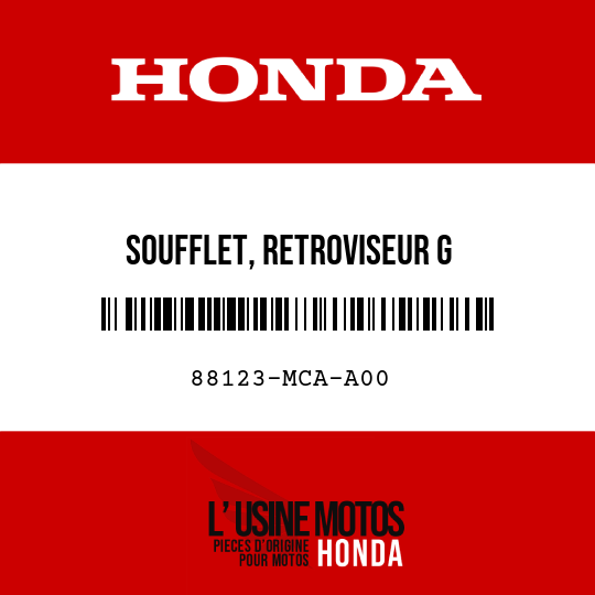 image de 88123-MCA-A00 SOUFFLET, RETROVISEUR G