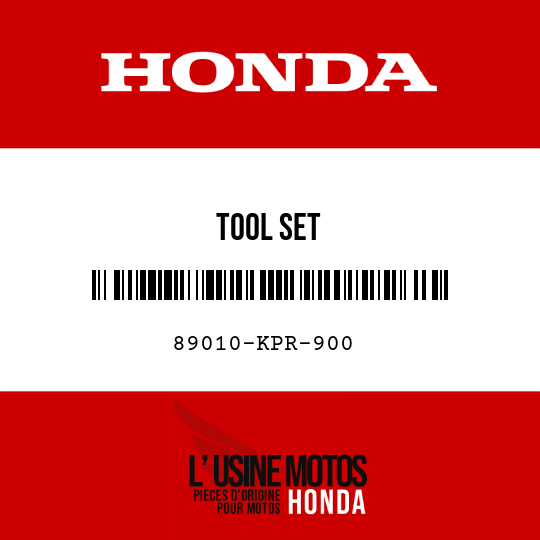 image de 89010-KPR-900 TOOL SET