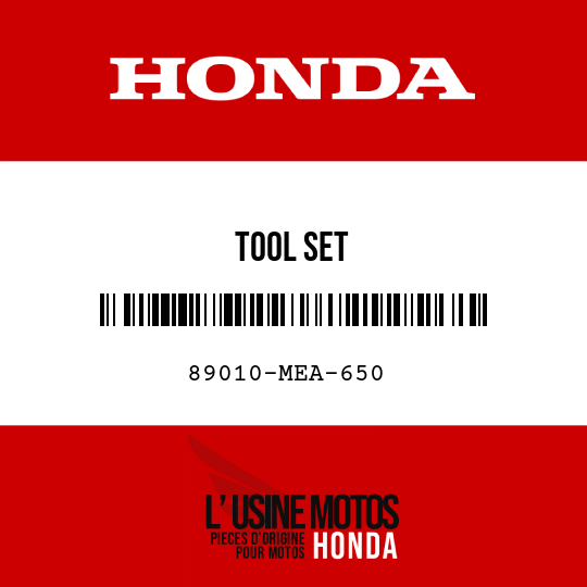 image de 89010-MEA-650 TOOL SET