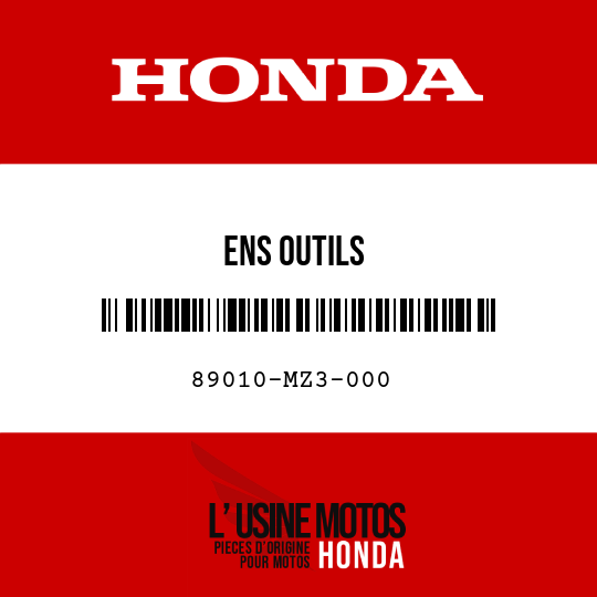 image de 89010-MZ3-000 ENS OUTILS