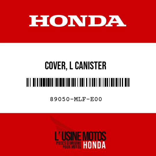 image de 89050-MLF-E00 COVER, L CANISTER