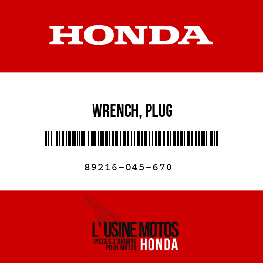 image de 89216-045-670 WRENCH, PLUG