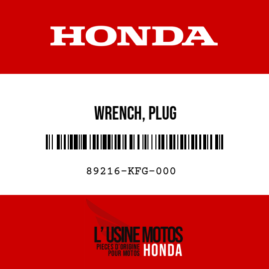 image de 89216-KFG-000 WRENCH, PLUG