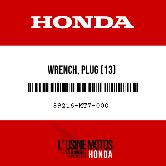 image de 89216-MT7-000 WRENCH, PLUG (13)