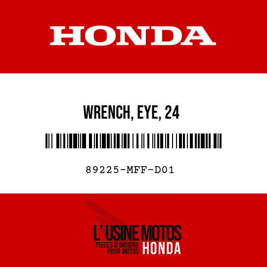 image de 89225-MFF-D01 WRENCH, EYE, 24